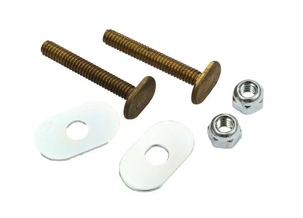 Toilet Bolt Sets 1 / 4" X 1 - 3 / 4" Bolt Sets ( Oval Washer )