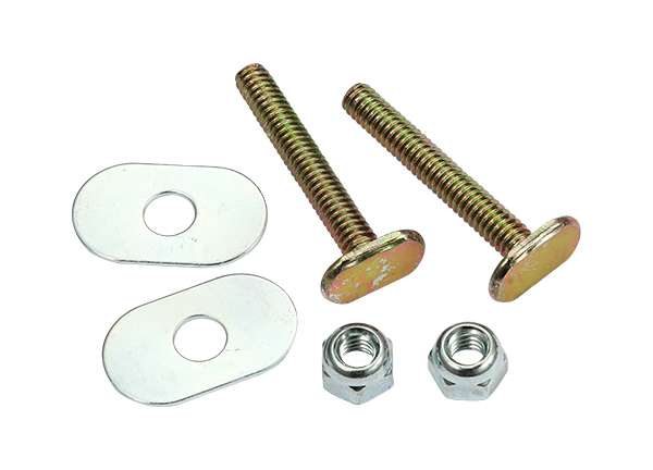 Toilet Bolt Sets 1 / 4" X 1 - 3 / 4" Bolt Sets ( Oval Washer )