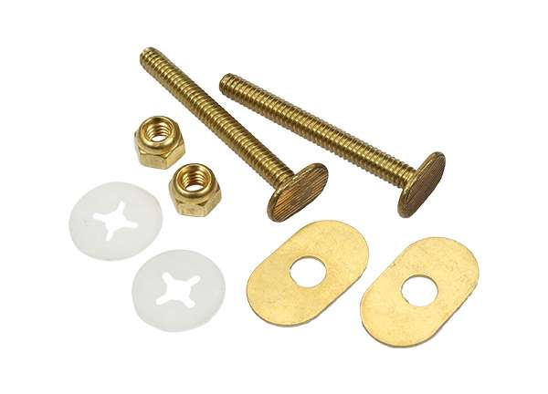 Toilet Bolt Sets 1 / 4" X 2 - 1 / 4" Bolt Sets ( Oval Washer )