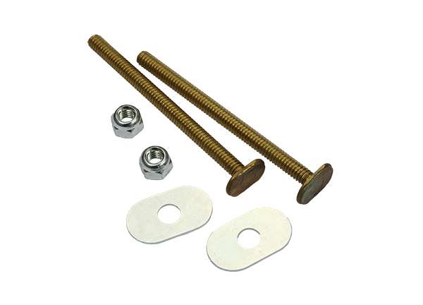 Toilet Bolt Sets 1 / 4" X 3 - 1 / 2" Bolt Sets ( Oval Washer )