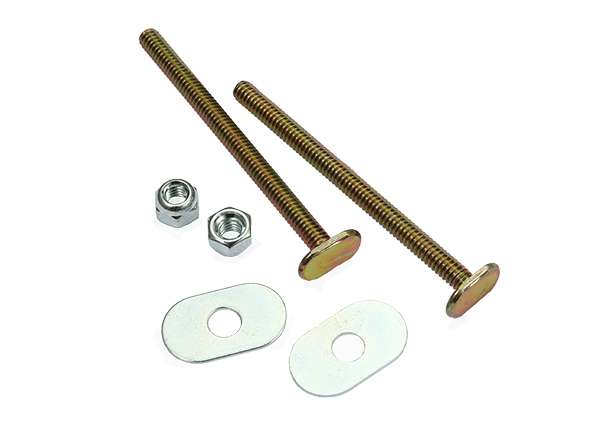 Toilet Bolt Sets 1 / 4" X 3 - 1 / 2" Bolt Sets ( Oval Washer )