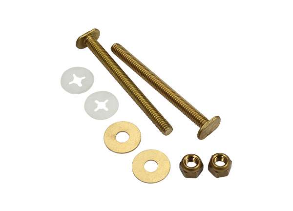 Toilet Bolt Sets 5 / 16" X 3 - 1 / 2" Bolt Sets ( Round Washer )