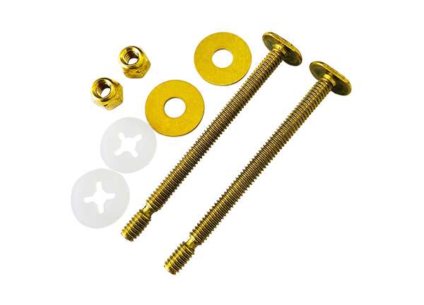 Snap - Off Toilet Bolt Sets 1 / 4" X 3 - 1 / 2"