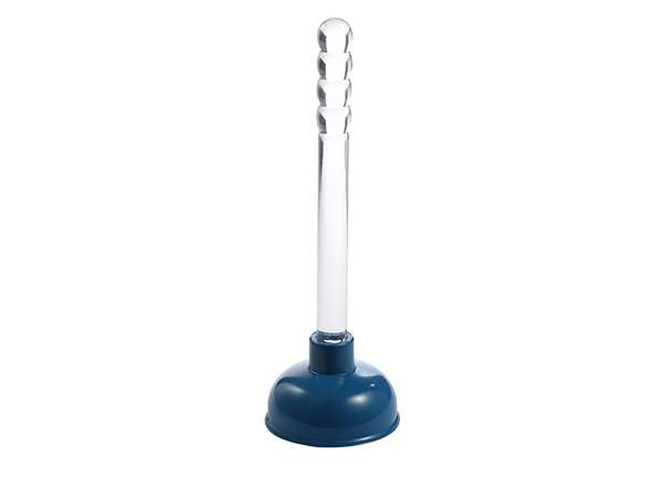 Crystal Plastic Handle Force Cup Plunger 3' Cup ( Red, Blue, Gray, and Green ), 9' Crystal Plastic Handle