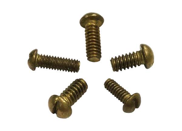 BR BIBB SCREW ROUND SLOTTED 3 / 8” x 6 - 32 