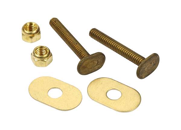 Toilet Bolt Sets 1 / 4" X 1 - 3 / 4" Bolt Sets ( Oval Washer )