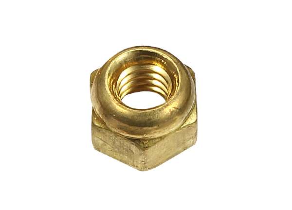 Acorn Nut Brass Open Acorn Nut ( Nickel Plated ) 1 / 4' X 7 / 16'