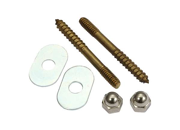 Toilet Screw Sets Oval Washer 1 / 4' X 2 - 1 / 2'