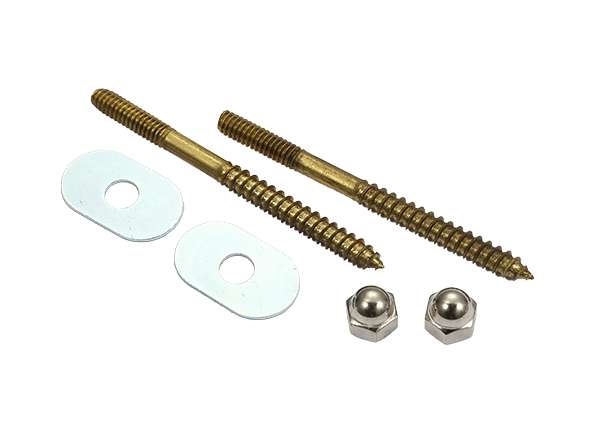 Toilet Screw Sets Oval Washer 1 / 4' X 3 - 1 / 2'