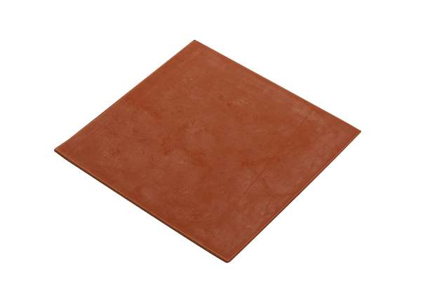 Sheet Red Rubber 3 / 32 X 6 X 6